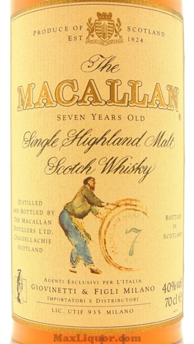 Macallan 7 Years old Scotch Armando Giovinetti Buy Online Max Liquor